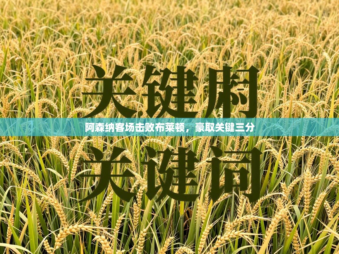 阿森纳客场击败布莱顿，豪取关键三分  第1张